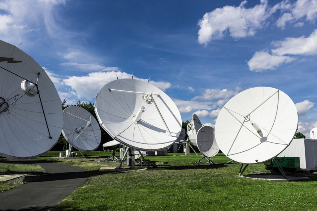Satellite communication using VSAT